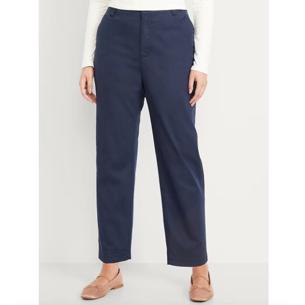 Old Navy OG Hise Rise Chino Pant Navy Blue XS